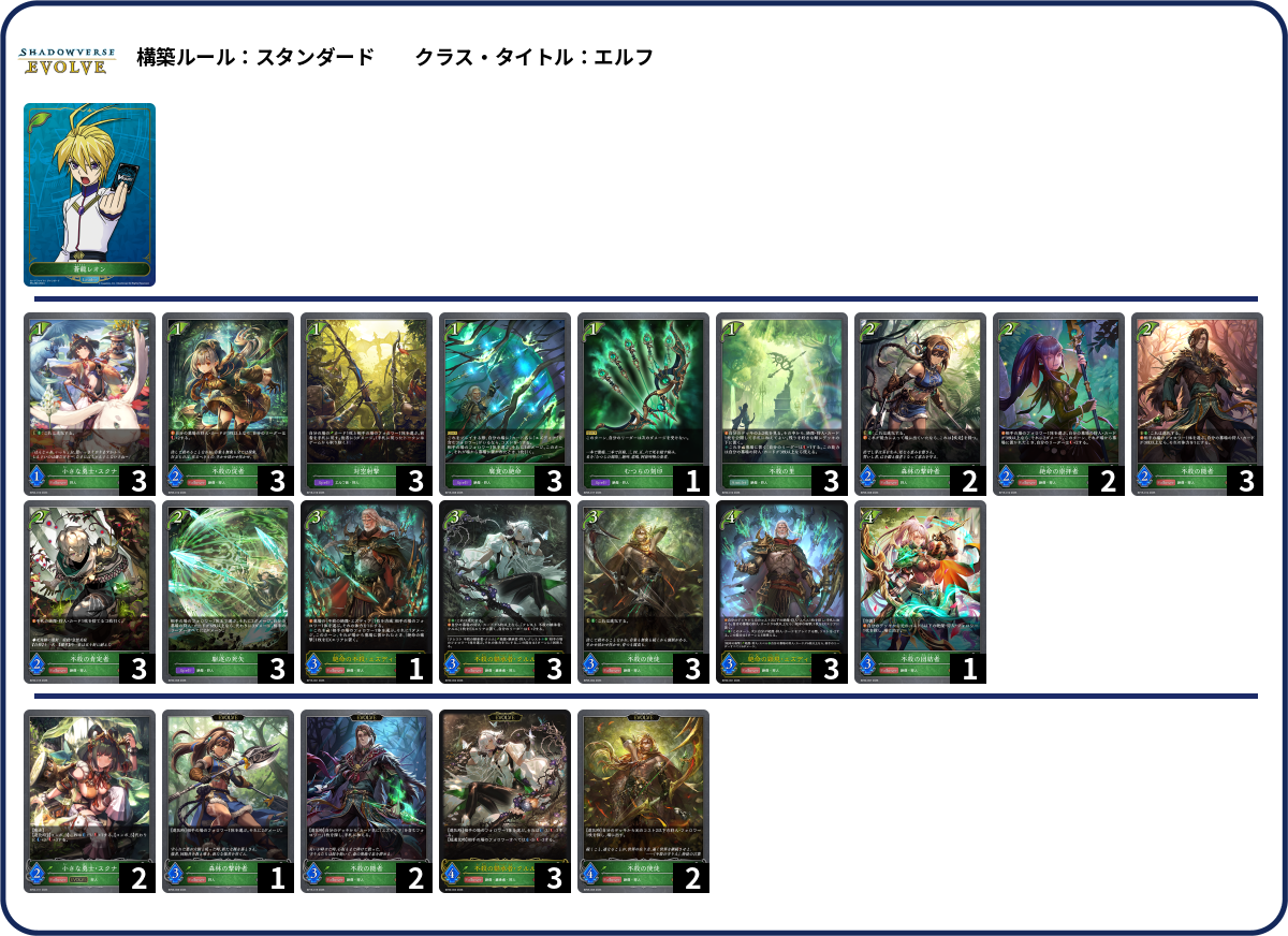 あ deck list