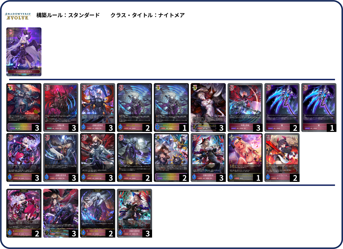 絶傑 deck list