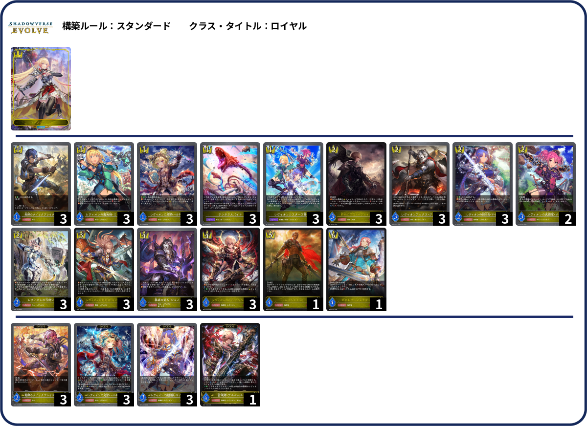 デッキコード「13QK1E」のデッキ | DECK LOG（デッキログ）