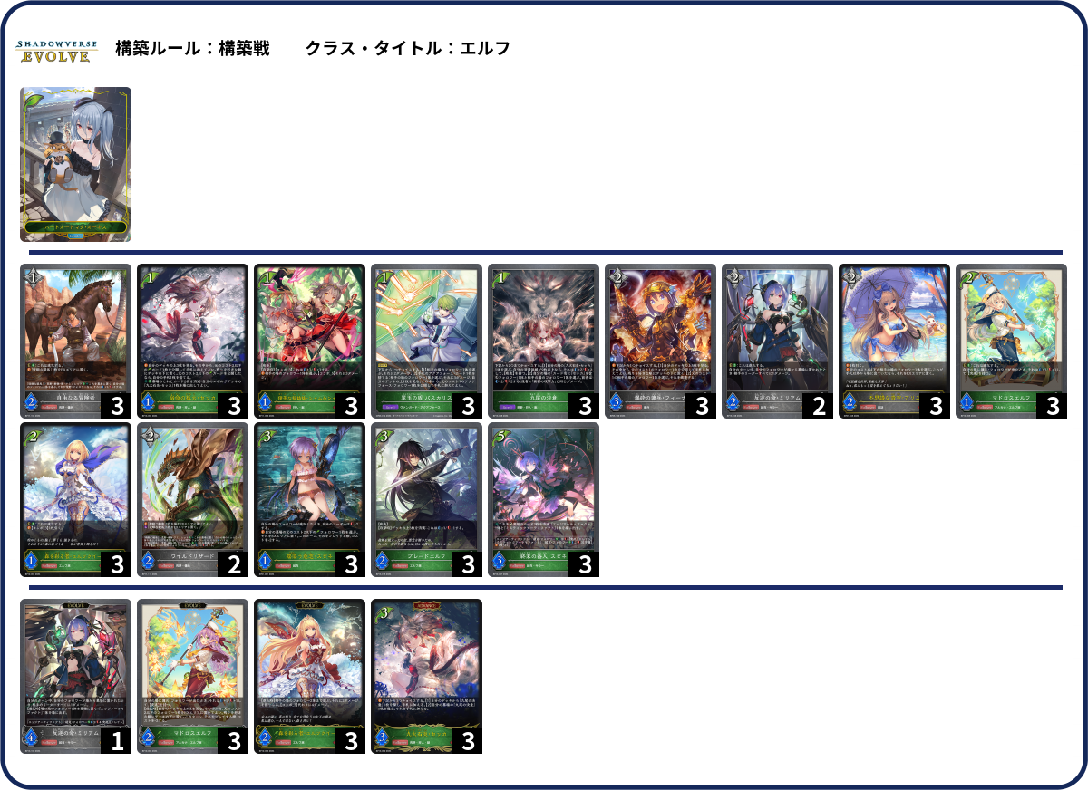 デッキコード「1806U」のデッキ | DECK LOG（デッキログ）