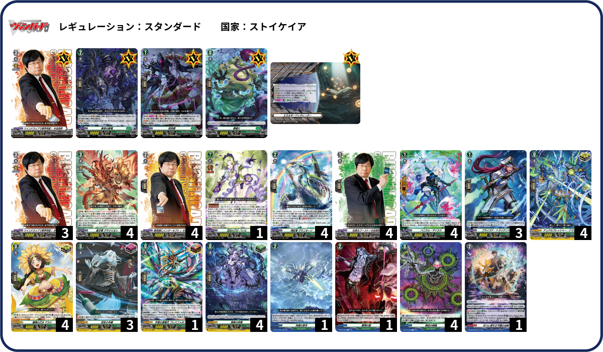 世界の デッキコード「1895T」のデッキ | DECK LOG（デッキログ） カードファイト!! ヴァンガード