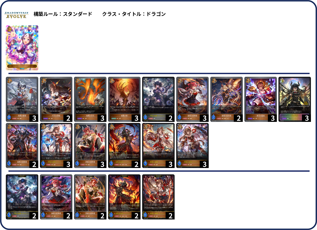 ワールドダイスター deck list