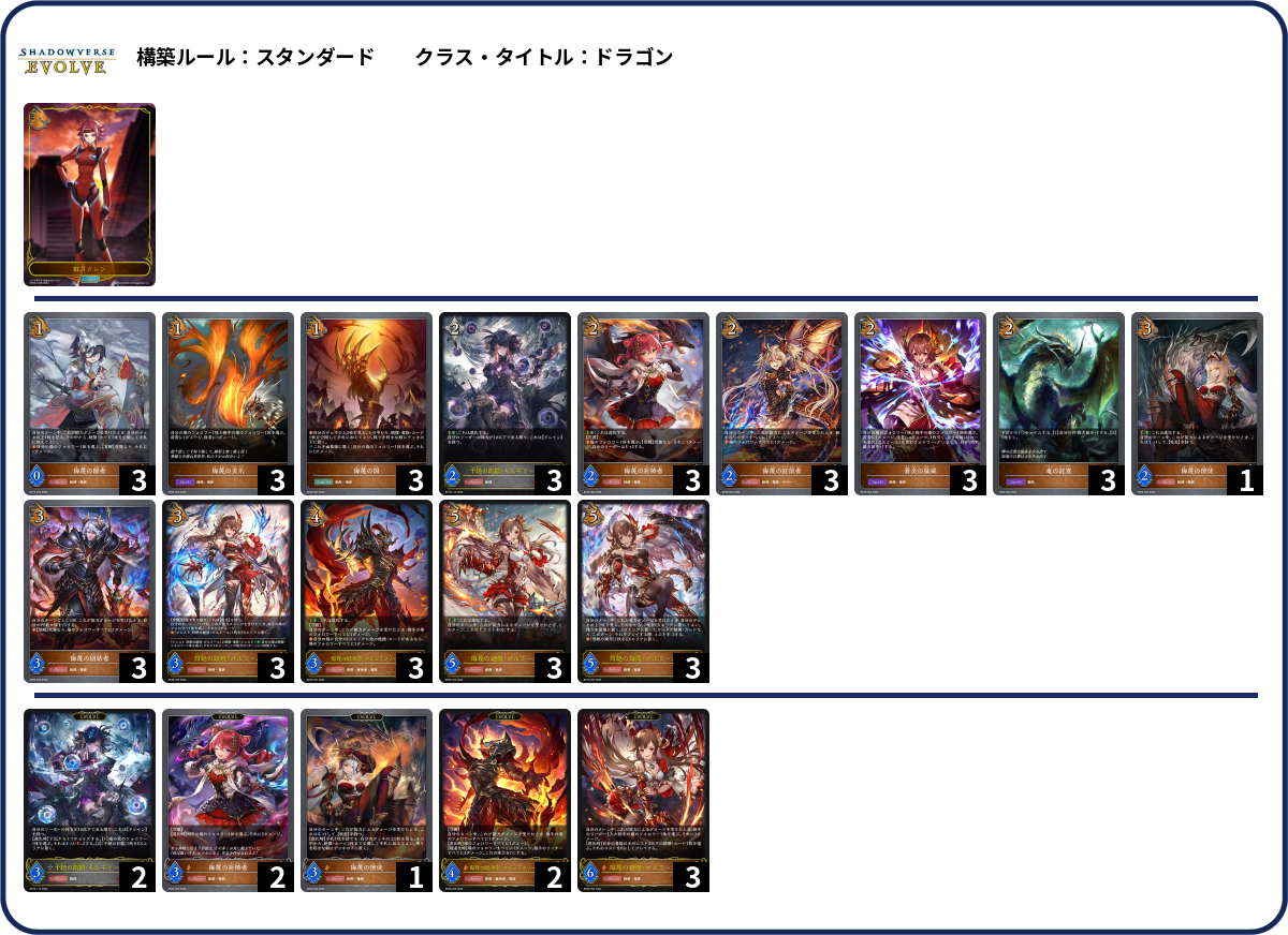 侮蔑ドラゴン deck list