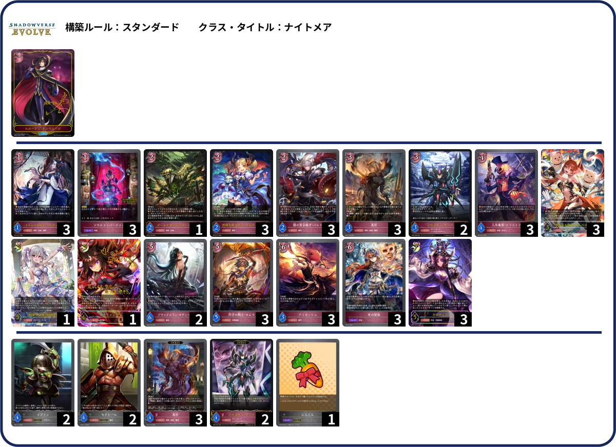 デッキコード「1BPG0」のデッキ | DECK LOG（デッキログ）