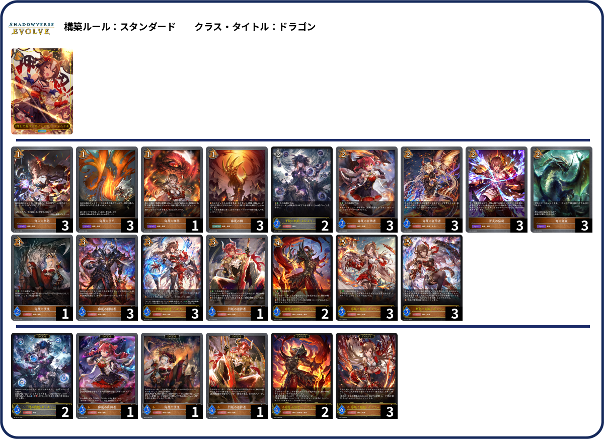侮蔑ドラゴン deck list