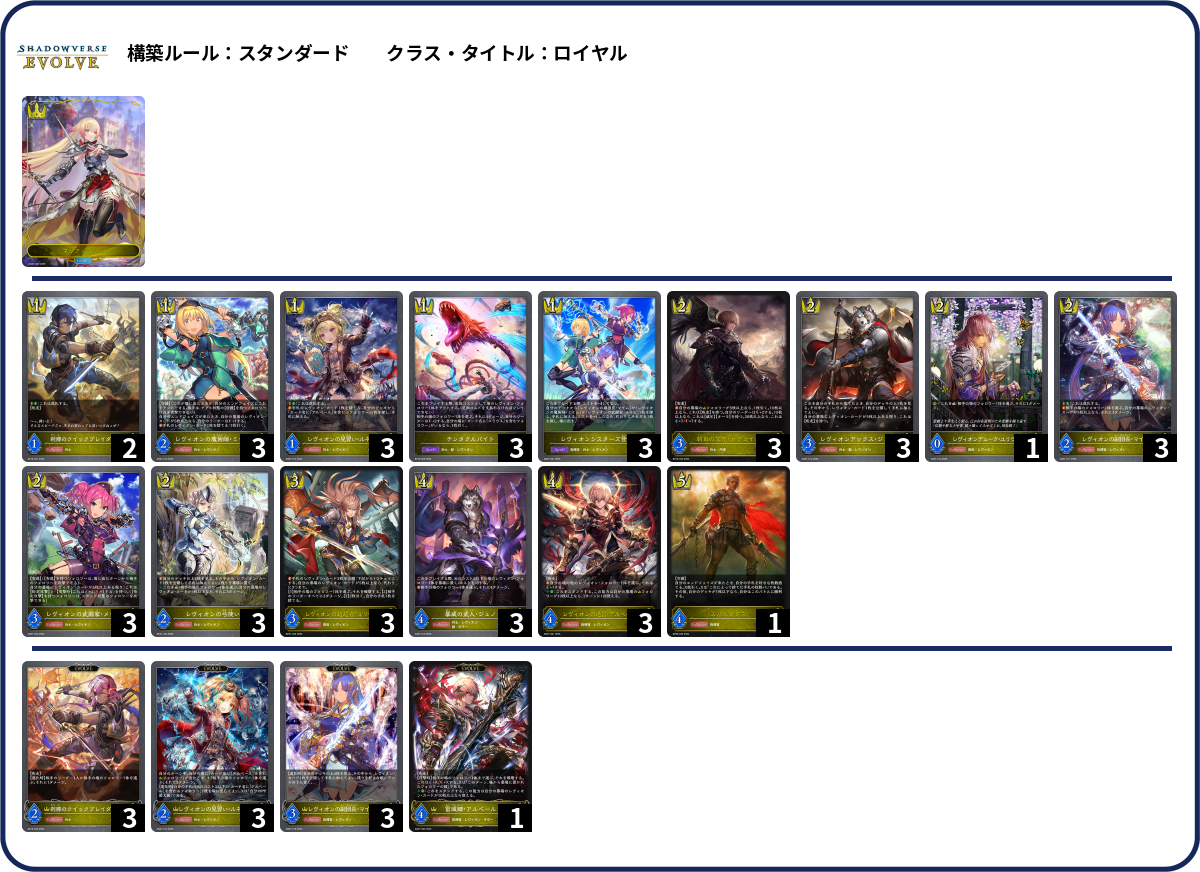 デッキコード「1GA0NG」のデッキ | DECK LOG（デッキログ）