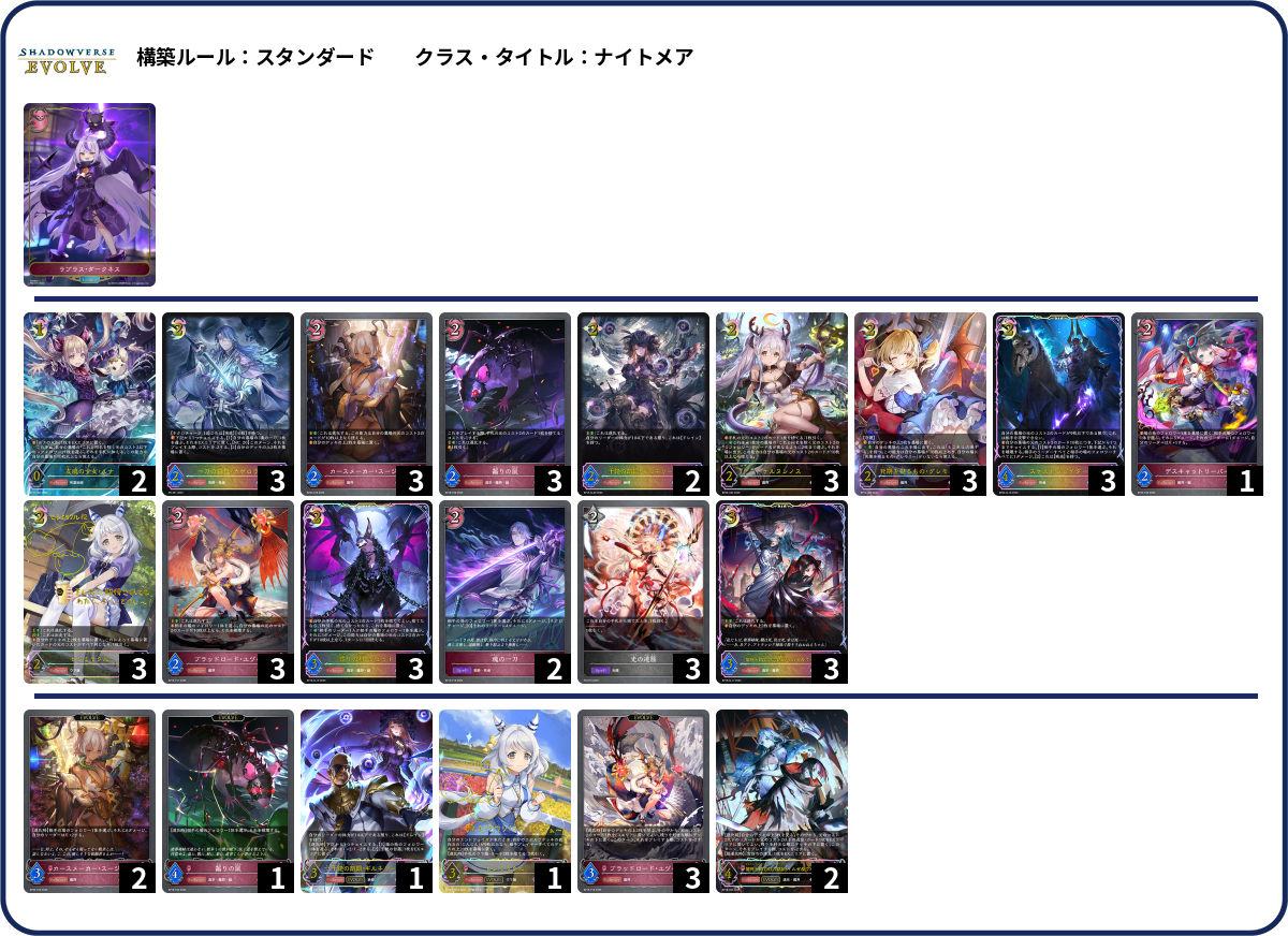 2 deck list
