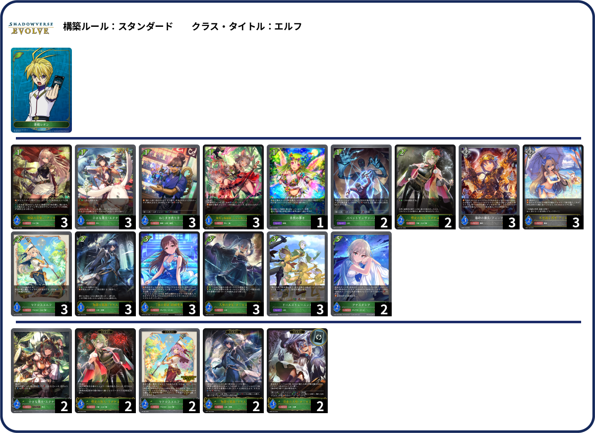 人形 deck list