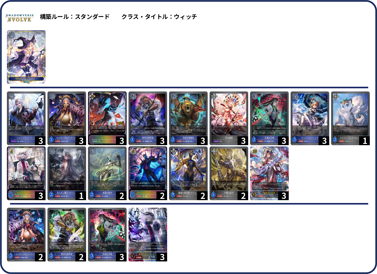セフィー deck list
