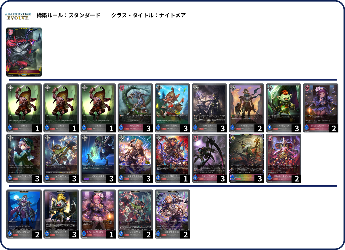 めかふれ deck list