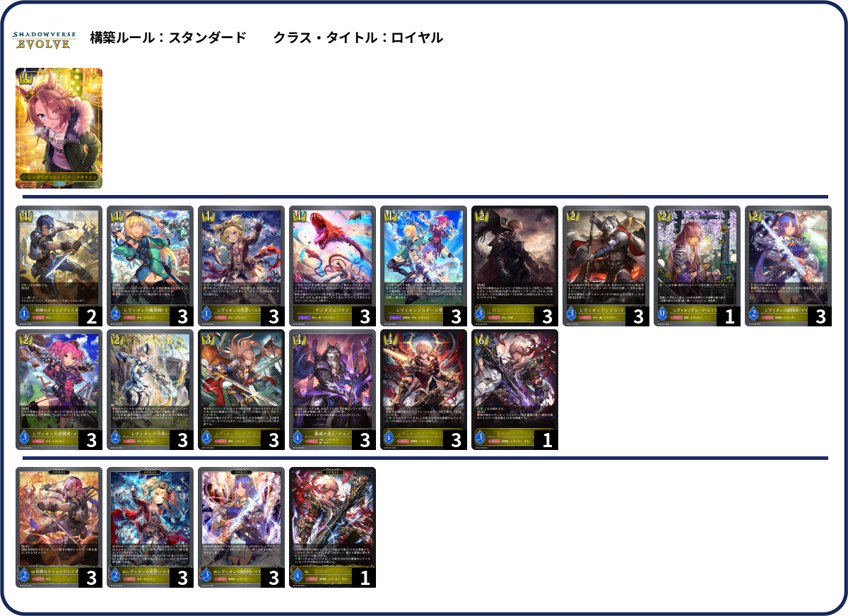 レヴィ deck list