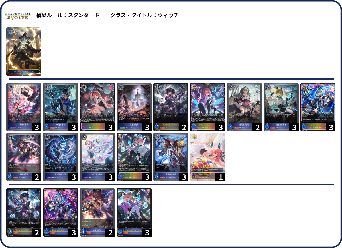 崇拝2 deck list