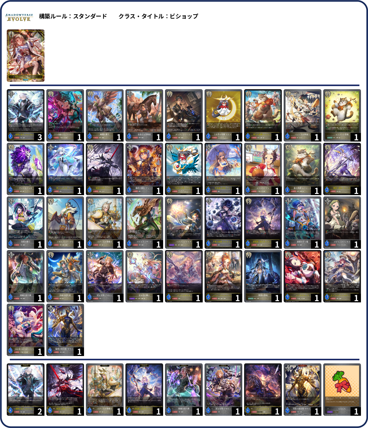 アズヴォルトおめでとう記念 deck list