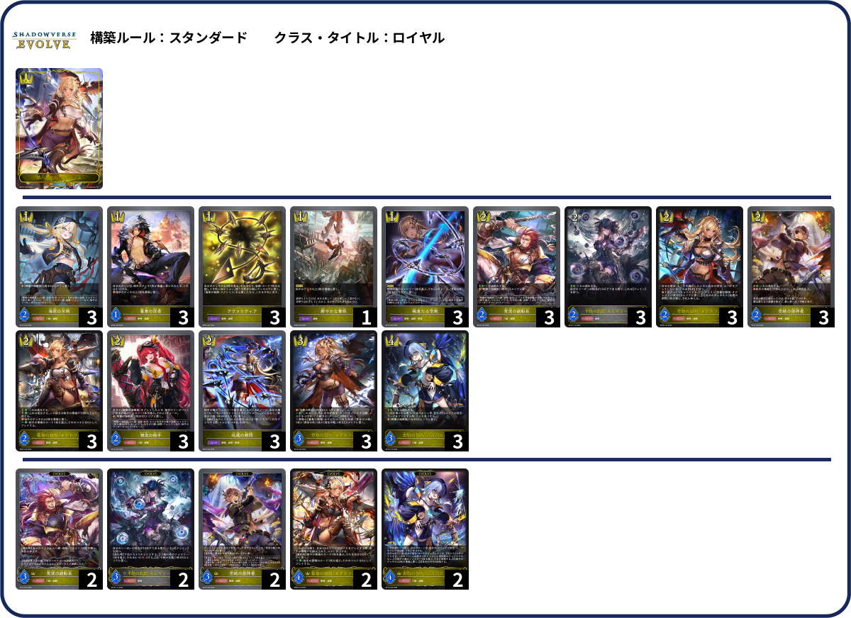 はい deck list
