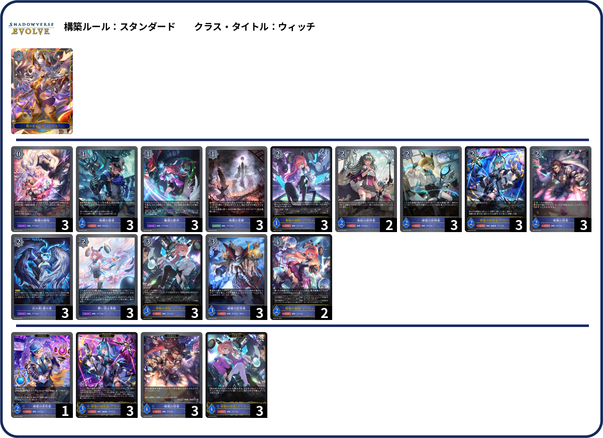 デッキコード「1QVCXN」のデッキ | DECK LOG（デッキログ）
