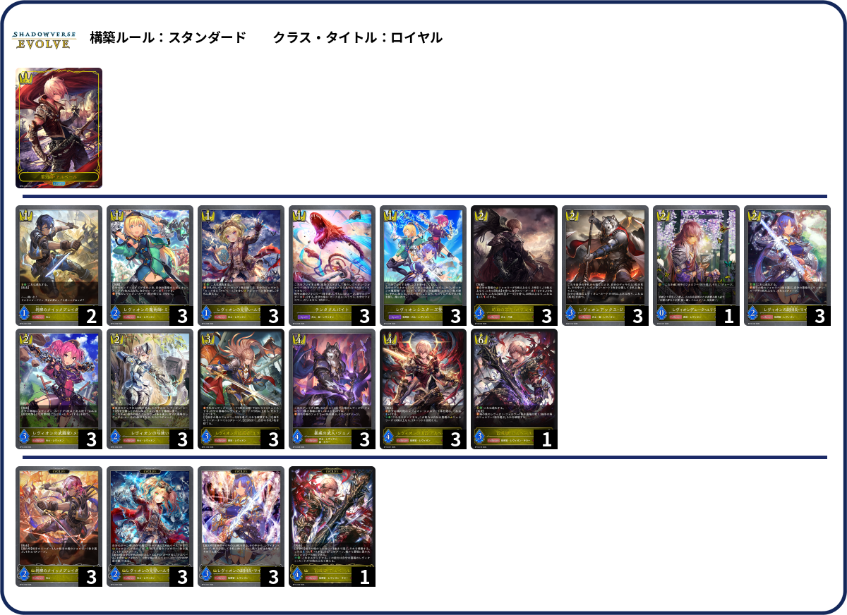 デッキコード「1S6J4Q」のデッキ | DECK LOG（デッキログ）