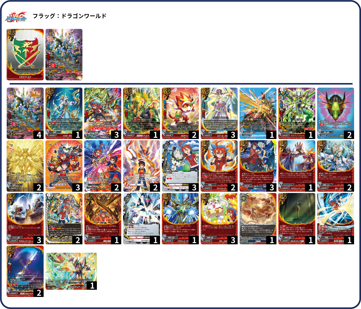 ドラゴレムデッキ①　バディファイト ドラゴレムデッキ① バディファイト - メルカリ