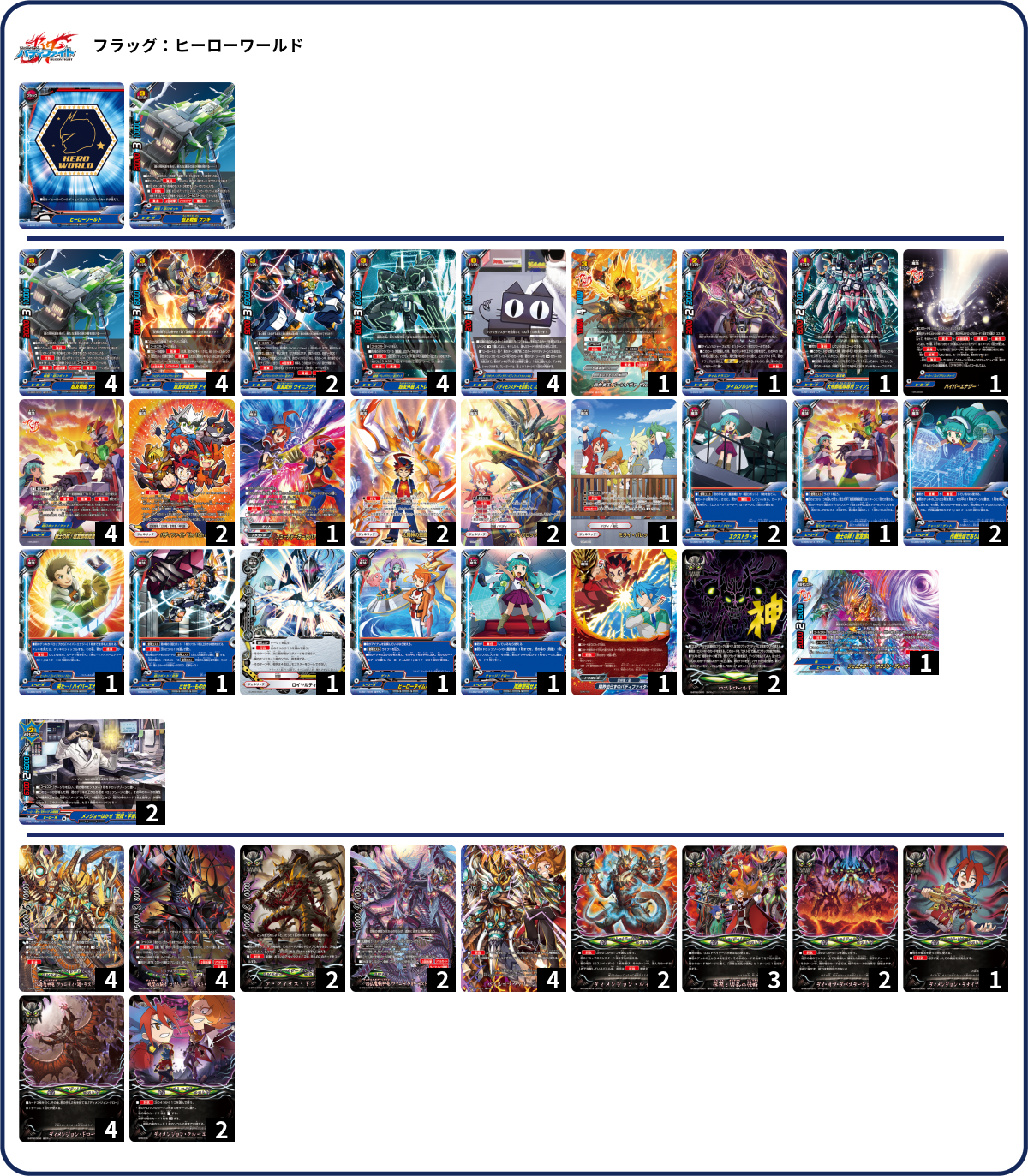 デッキコード「1UX1Y」のデッキ | DECK LOG（デッキログ）