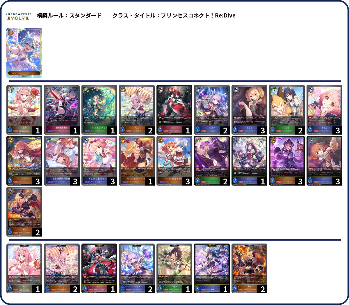 スペランプリ deck list