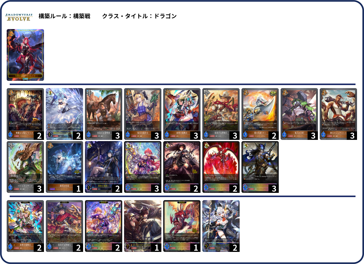 デッキコード「1XA1K」のデッキ | DECK LOG（デッキログ）