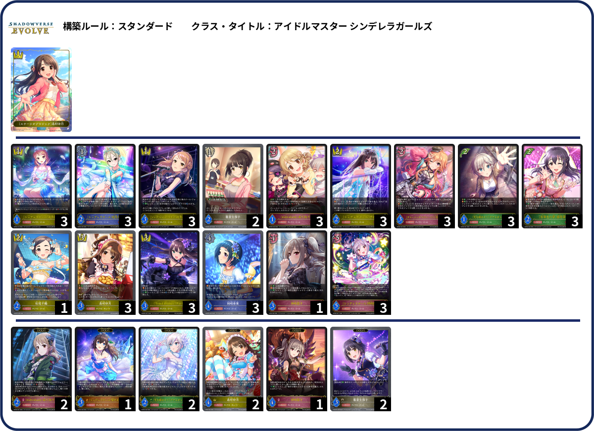 葱 deck list