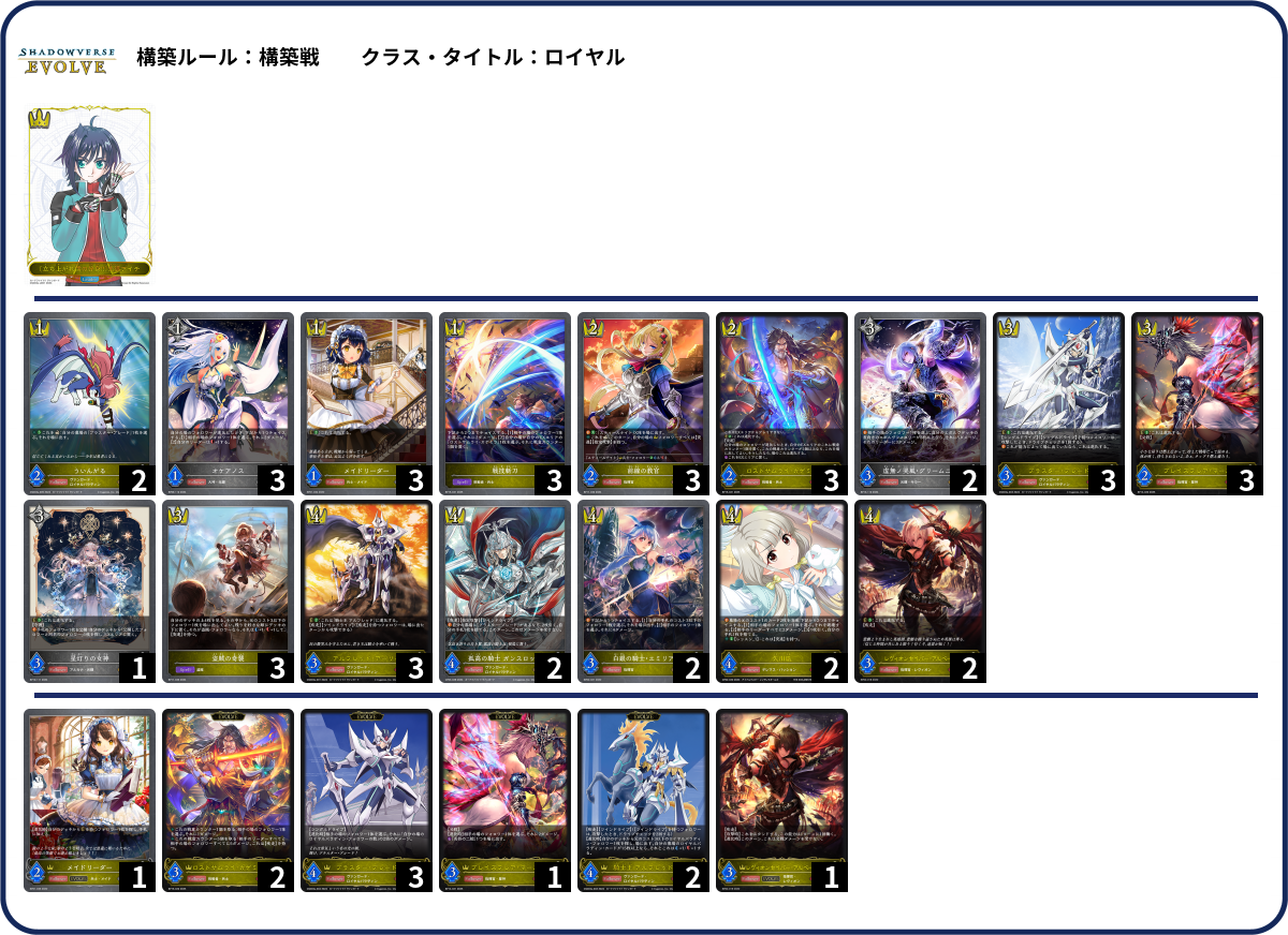 デッキコード「1Z3BG」のデッキ | DECK LOG（デッキログ）