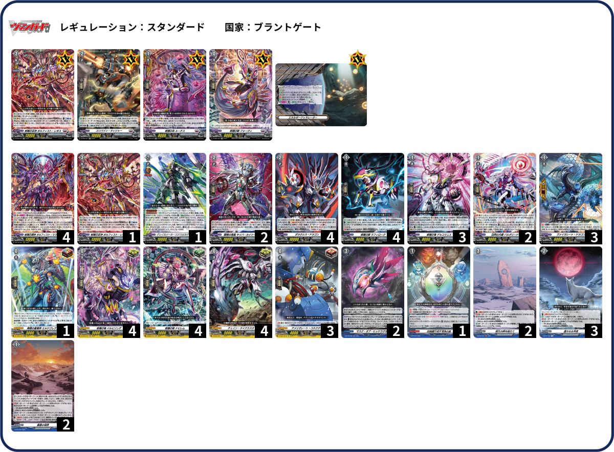 デッキコード「20V92」のデッキ | DECK LOG（デッキログ）