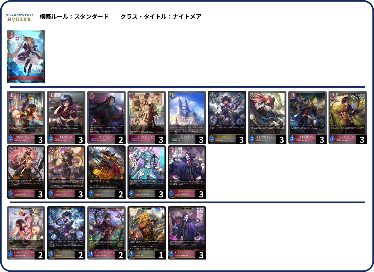 N deck list