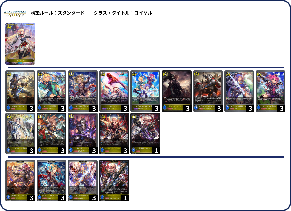 デッキコード「2960LY」のデッキ | DECK LOG（デッキログ）