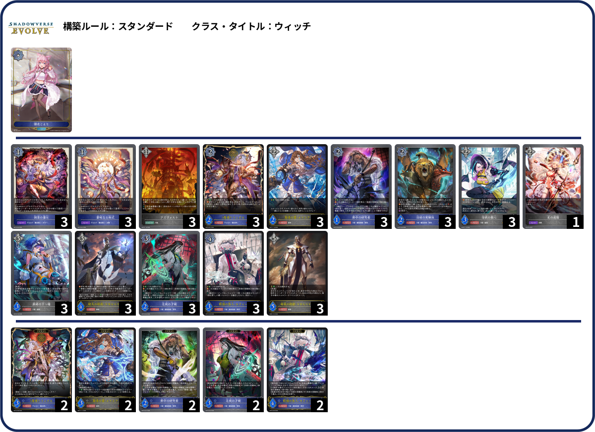 デッキコード「29EBZ」のデッキ | DECK LOG（デッキログ）