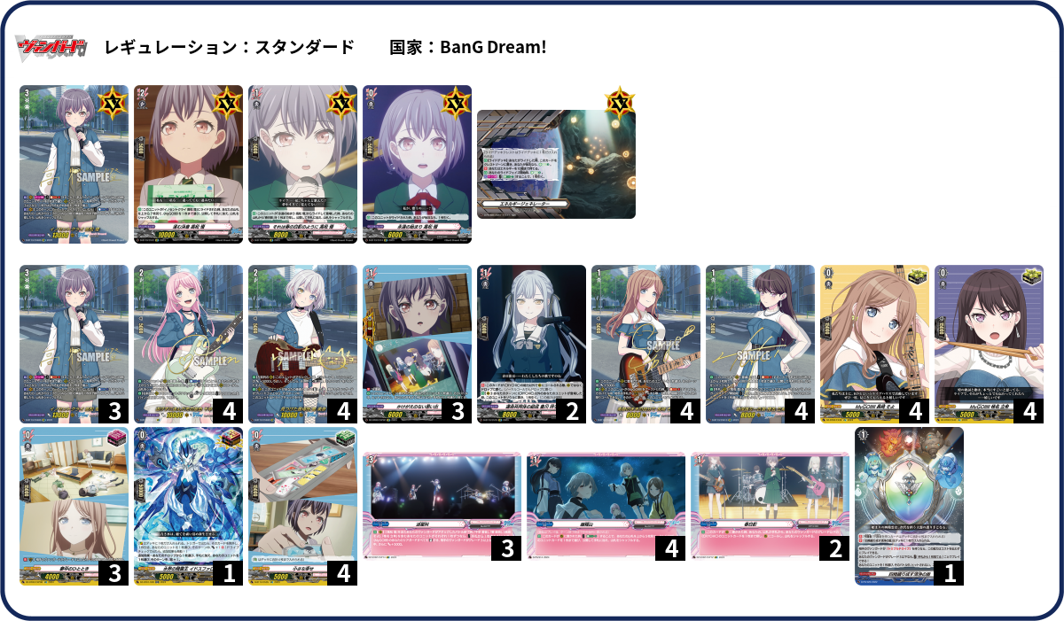 レビューの多い高評価商品特集！ デッキコード「2K1V9」のデッキ | LOG（デッキログ） DECK カードファイト!! ヴァンガード