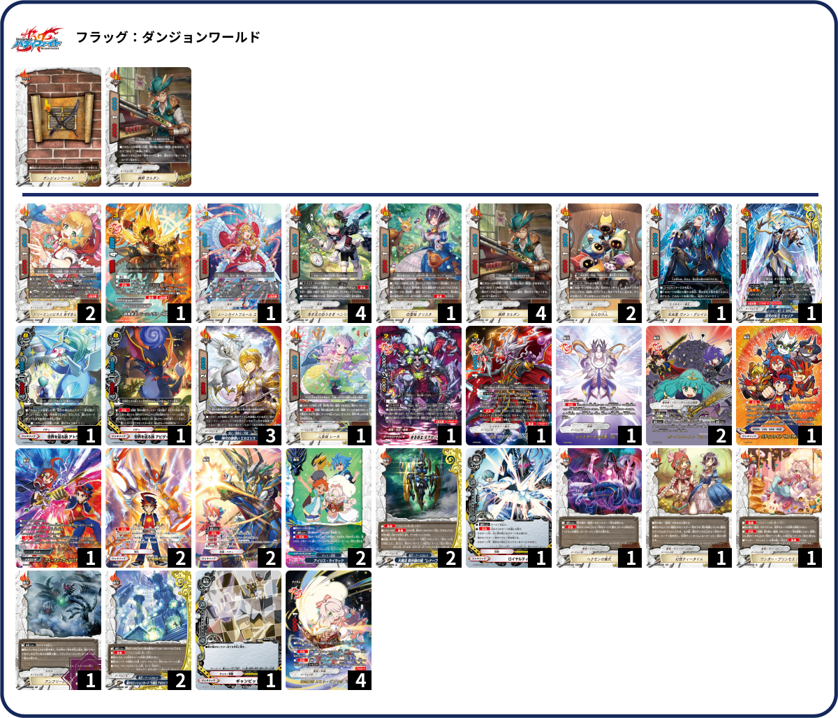 デッキコード「2KNGS」のデッキ | DECK LOG（デッキログ）