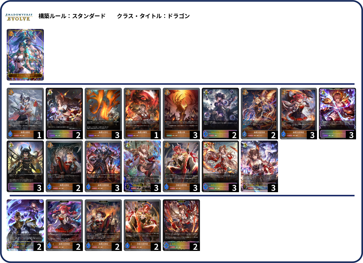 使徒2枚欲しくない? deck list