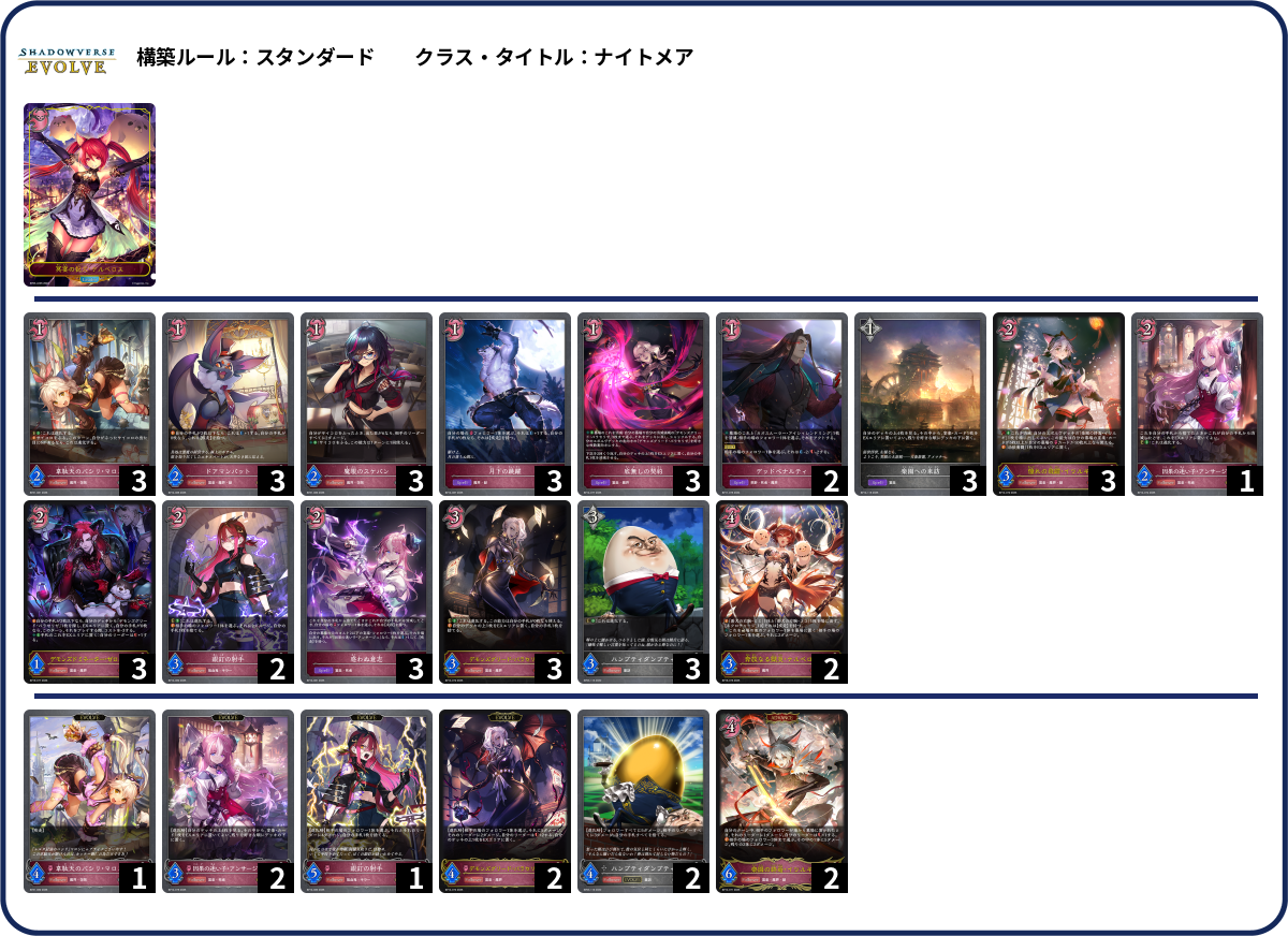 賭博宴楽メア deck list