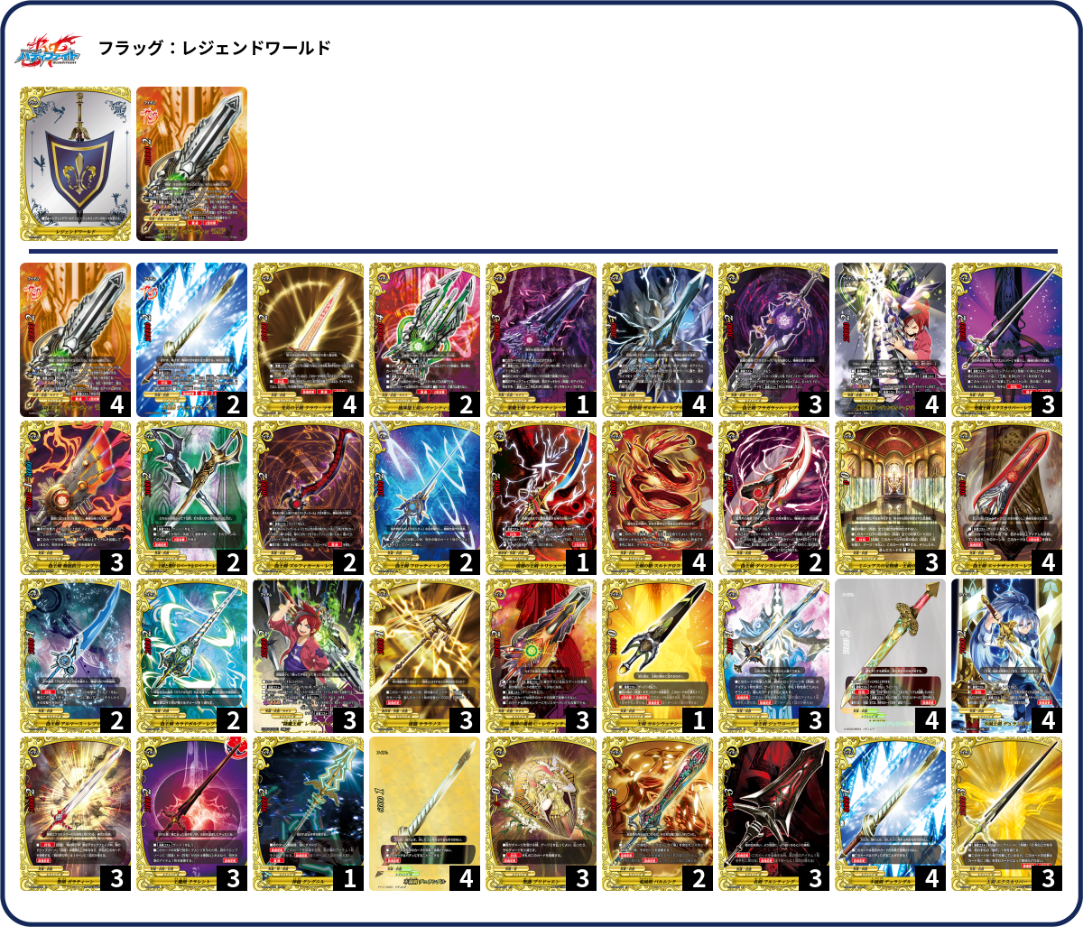 インベリア デッキ デッキコード「35WRA」のデッキ | DECK LOG（デッキログ）