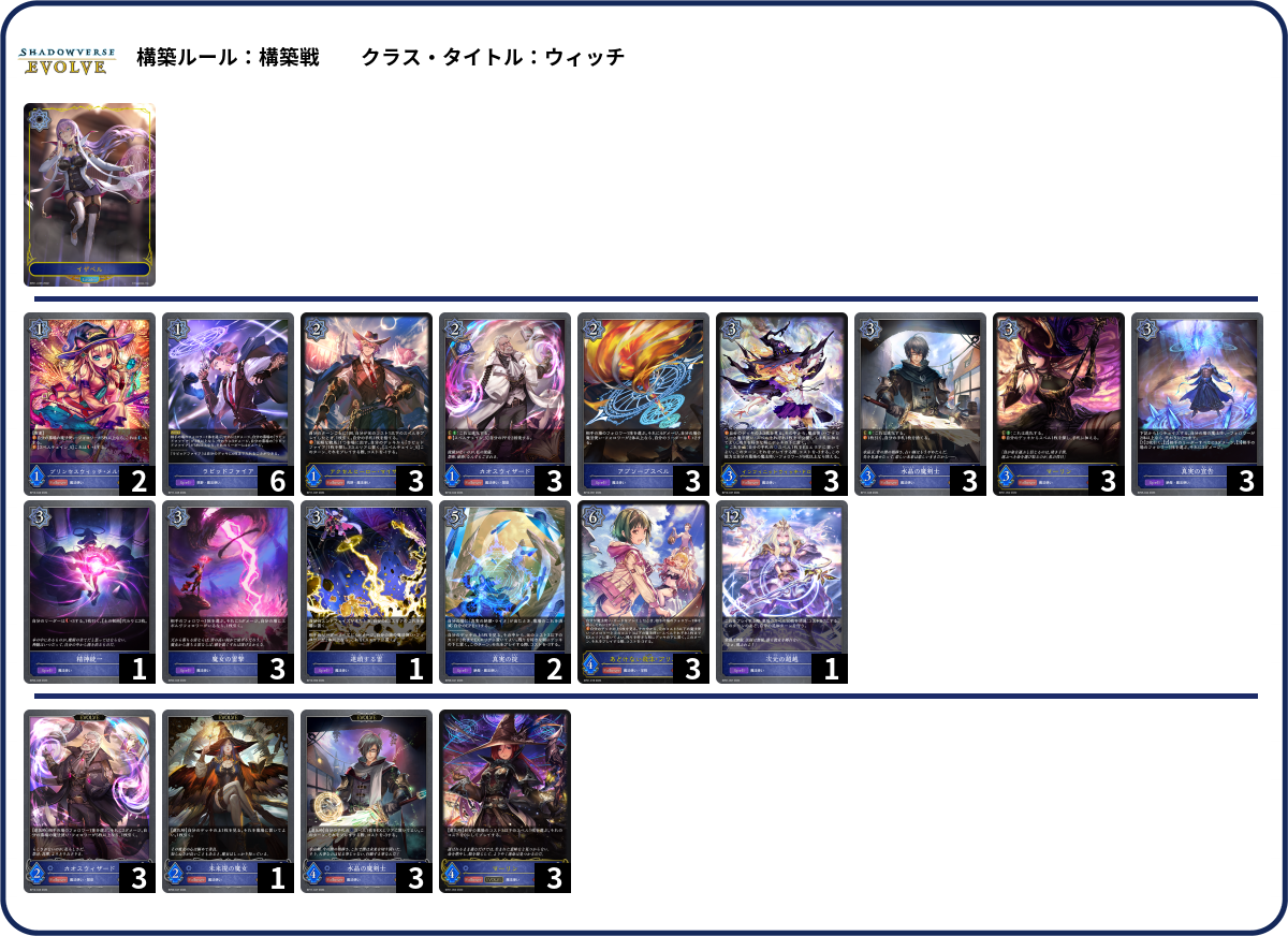 デッキコード「3BFVR」のデッキ | DECK LOG（デッキログ）