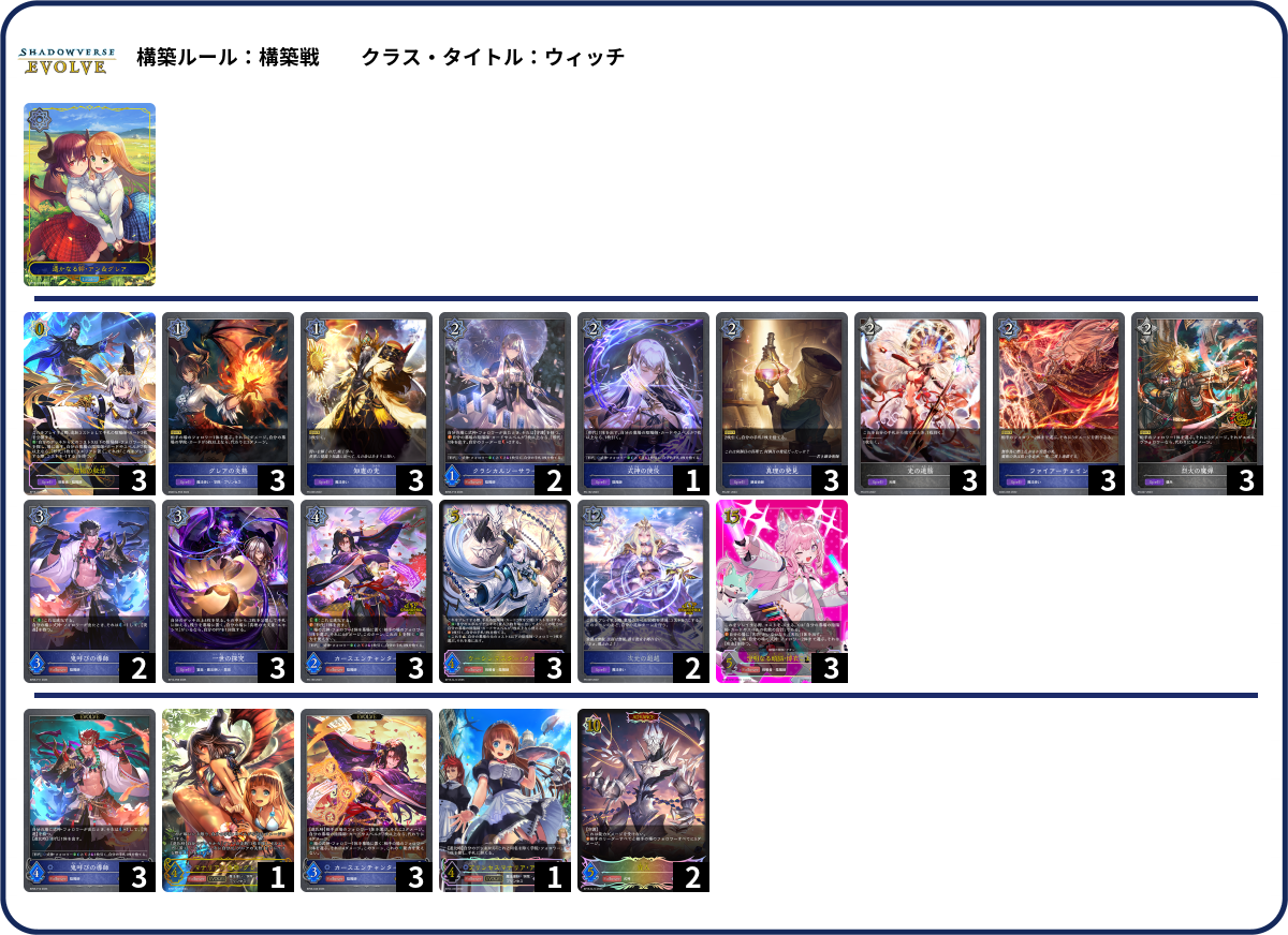 デッキコード「3E9R8」のデッキ | DECK LOG（デッキログ）