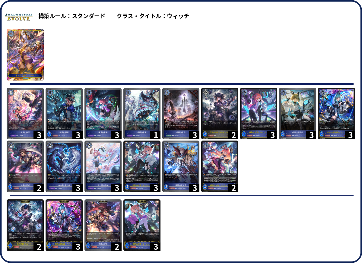 シェナ deck list