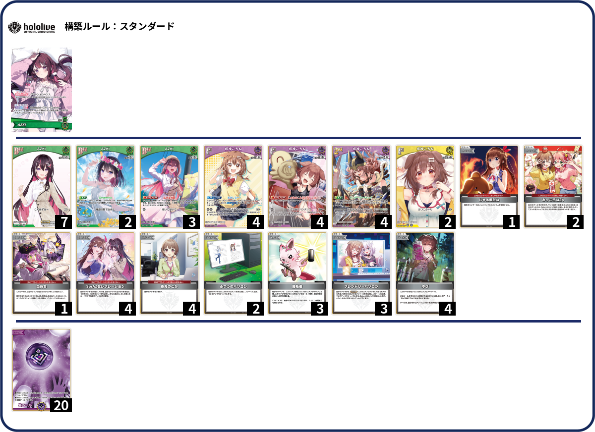 デッキコード「3HHU8」のデッキ | DECK LOG（デッキログ）