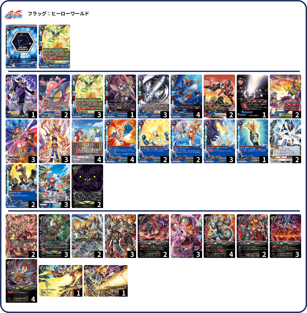 デッキコード「3KBGJ」のデッキ | DECK LOG（デッキログ）