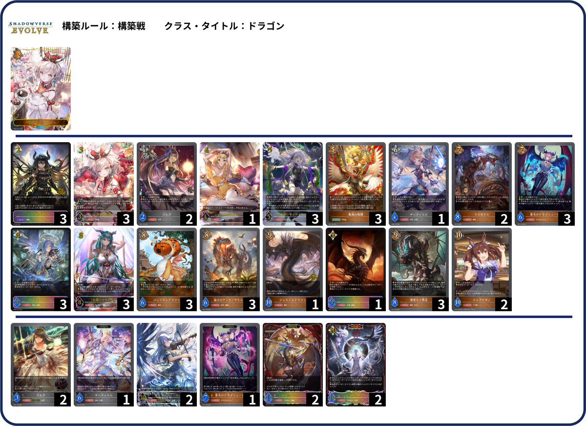 デッキコード「3P60R」のデッキ | DECK LOG（デッキログ）