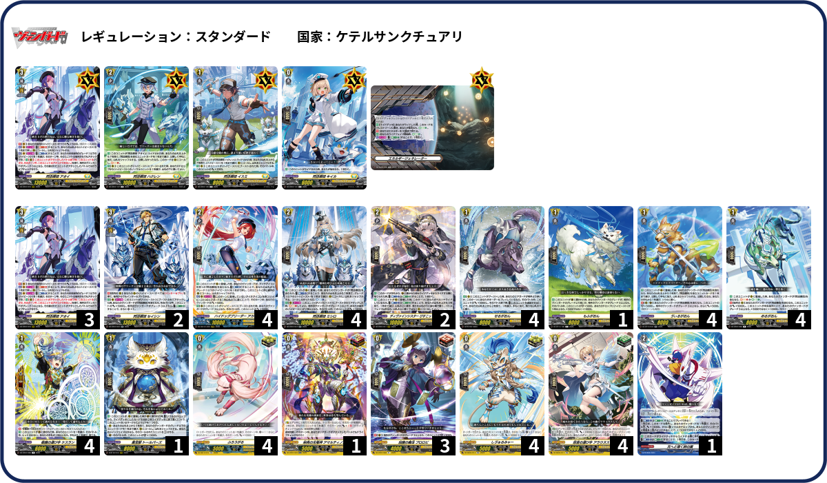 閃迅僚団 デッキ セット まとめ売り 第191回目：改良版閃迅僚団(Dスタン) | 真幻 緋蓮のVGデッキ紹介