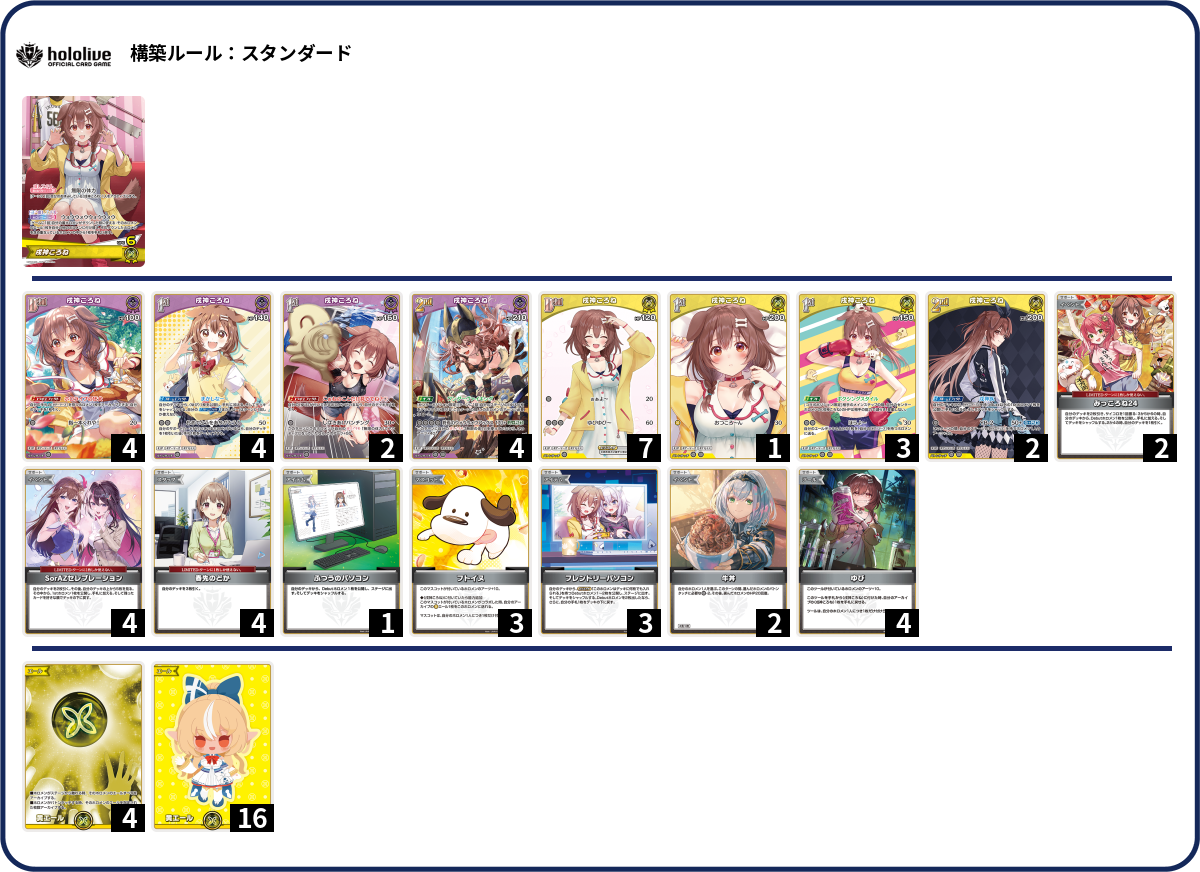 デッキコード「3RFM6」のデッキ | DECK LOG（デッキログ）
