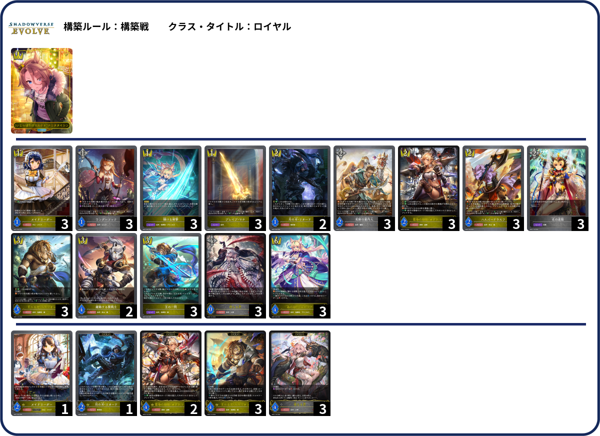 デッキコード「1HW2J」のデッキ | DECK LOG（デッキログ）
