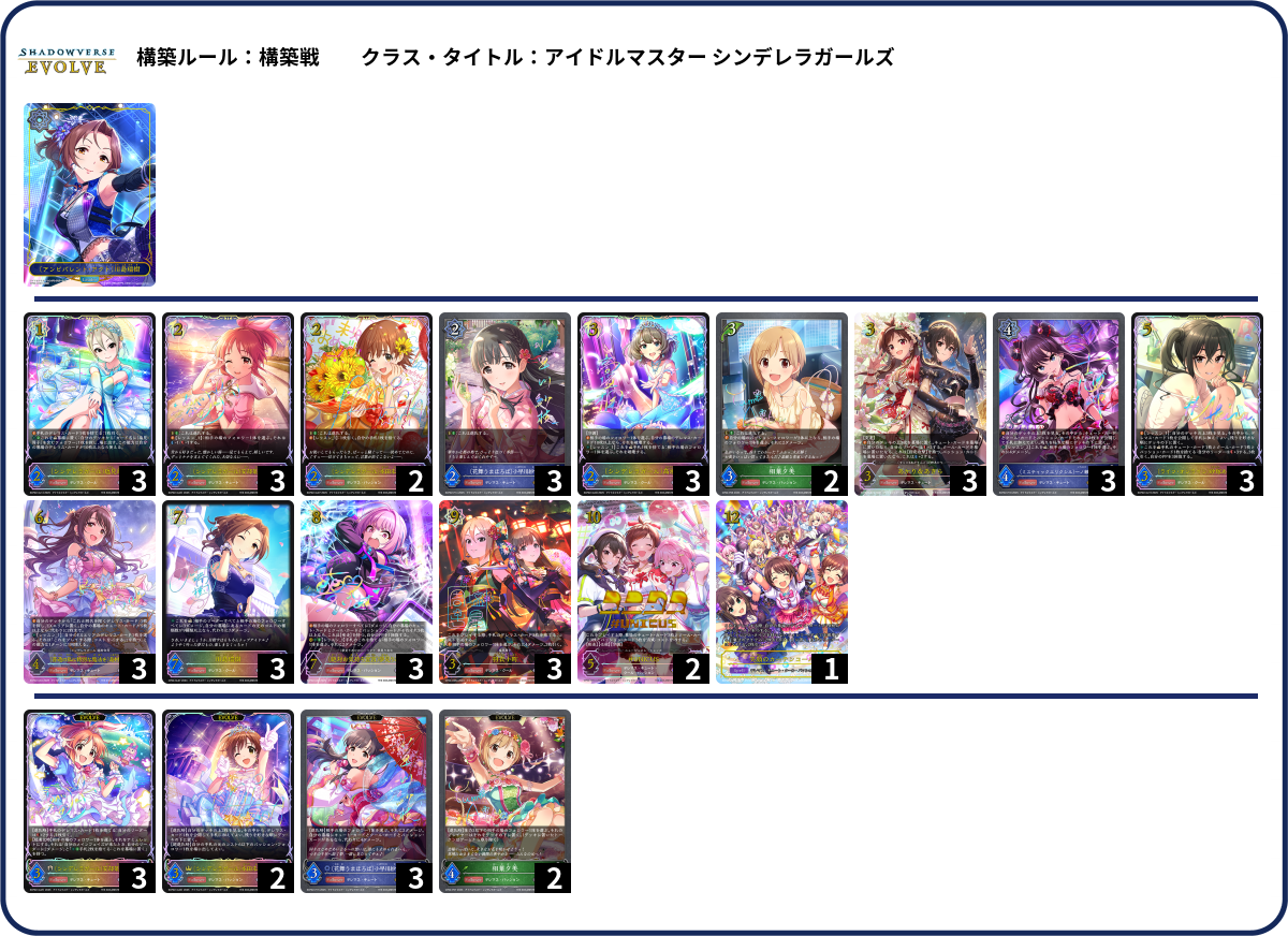 デッキコード「3UPHM」のデッキ | DECK LOG（デッキログ）