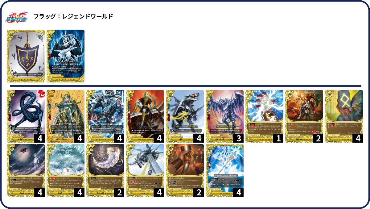 デッキコード「3V602」のデッキ | DECK LOG（デッキログ）