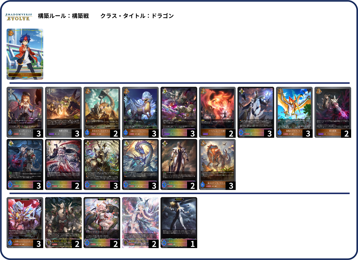 デッキコード「3VA49」のデッキ | DECK LOG（デッキログ）