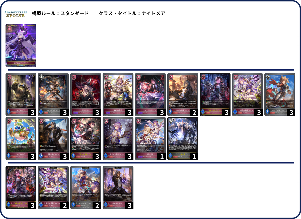 機械メア list