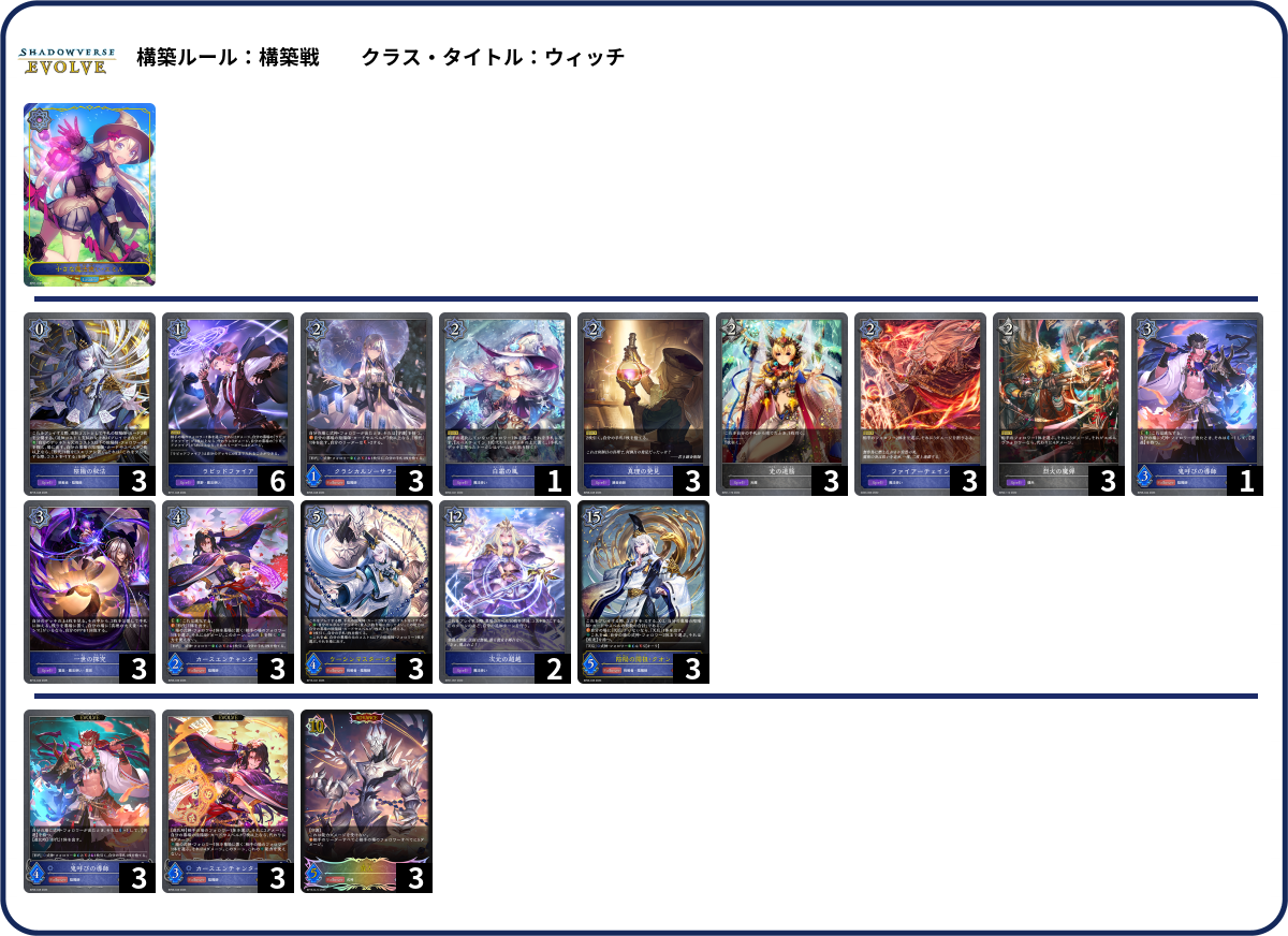 デッキコード「41WPF」のデッキ | DECK LOG（デッキログ）