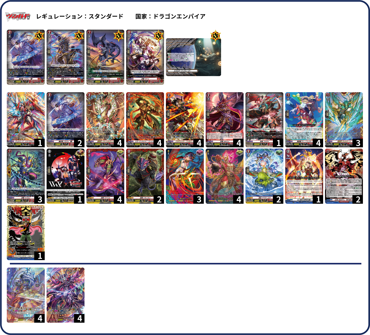 ガイアデッキ 2023年 ガイアハザード退化】優勝・入賞デッキレシピ一覧